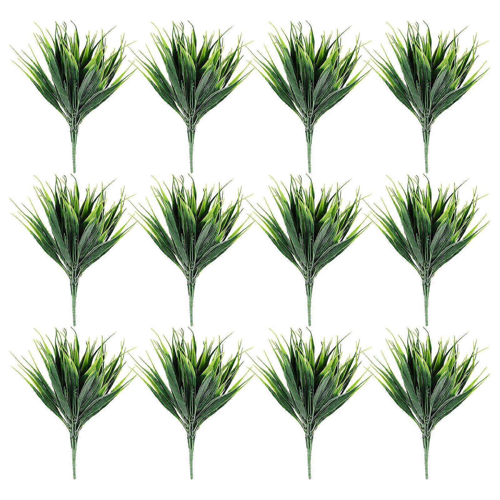 Simulation Plants Decorative Plants Plastic Grass for Decor 45Pcs