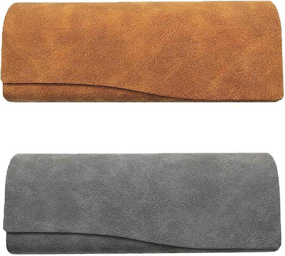 Eyeglass case box. Hard eyeglass case. Eyeglass case for glasses. Leather