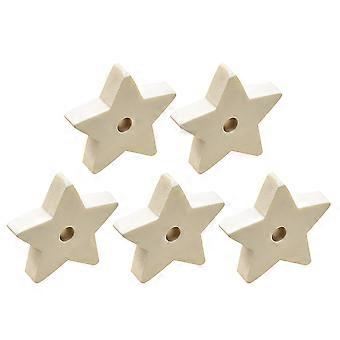 Bird Toy Wooden Parrot Cage Hanging Chewing Toy 5Pcs Accessories