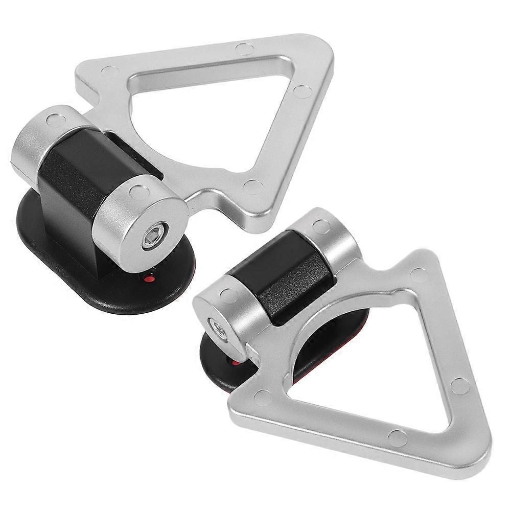 Car Tow Hook Universal Triangle Shape Decorative Auto Tow Hook 2Pcs