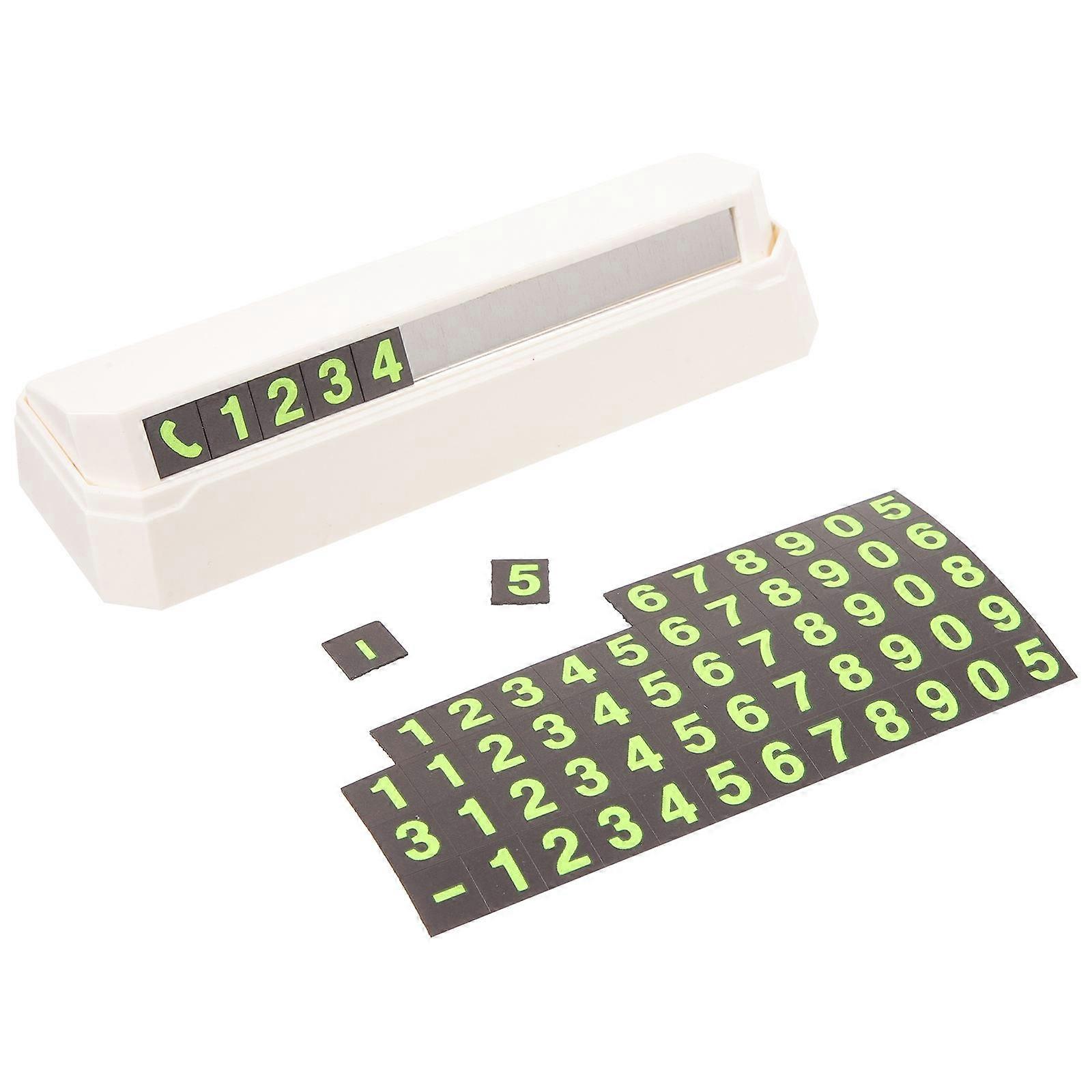 Temporary Parking Card for Car Use with Plastic Car Phone