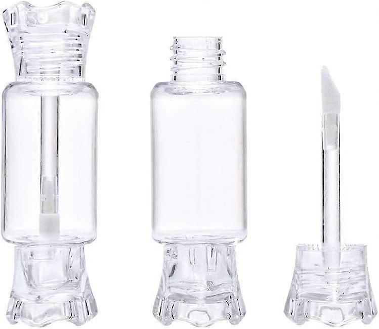 6 Packs 13ml Refillable Candy Lip Gloss Tubes Empty Candy Shape Lip Balm Containers for Lipstick Samples Lip Balms