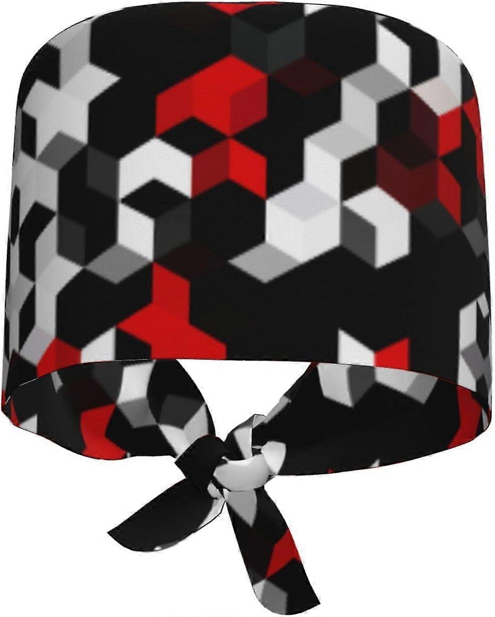 Roses Ribbon Musical Instruments Breathable Scrub Hat for Nurses & Doctors Adjustable Working Cap with Moisture-Wicking Fabric