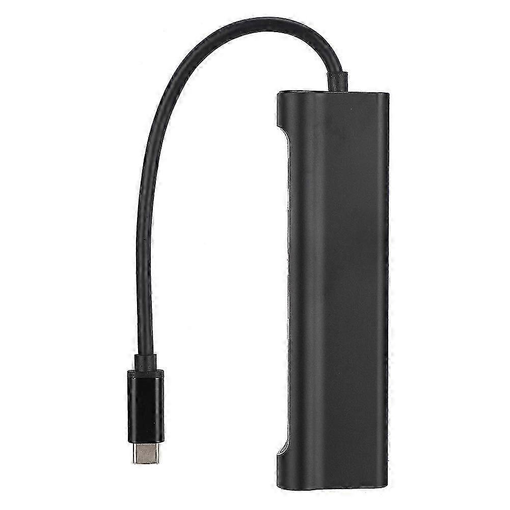 USB3.1 Type-C to HDMI/USB/TF 6 in 1 HUB Docking Station for Windows/MacOS/Linux