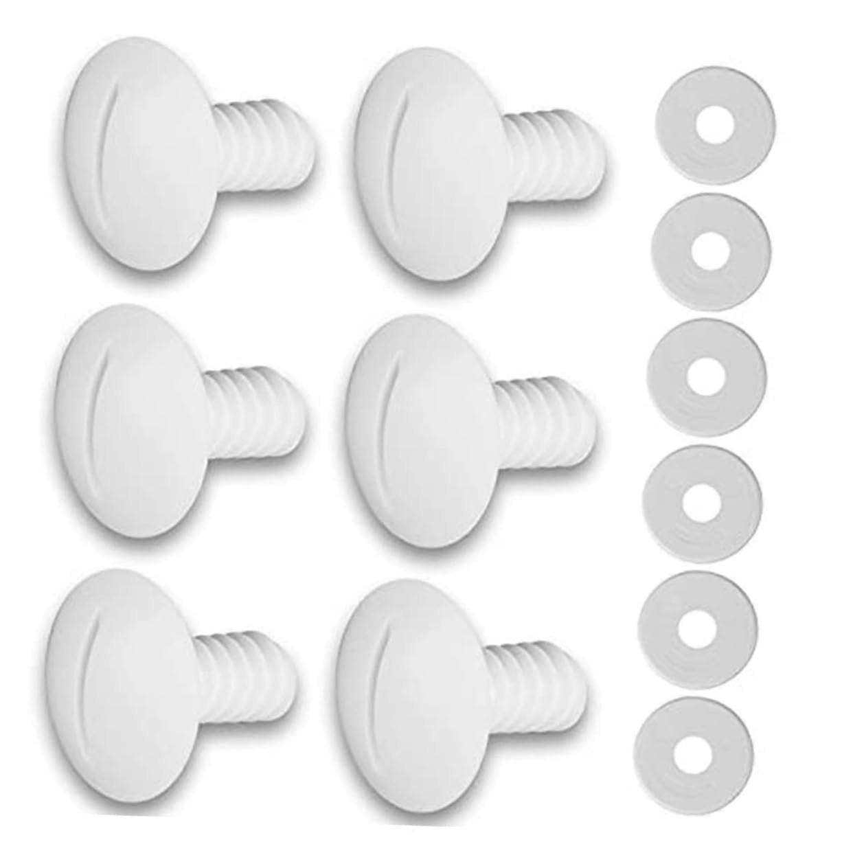 Pool Cleaner Replacement Screws Set with Durable Washers and Gaskets for Easy Wheel