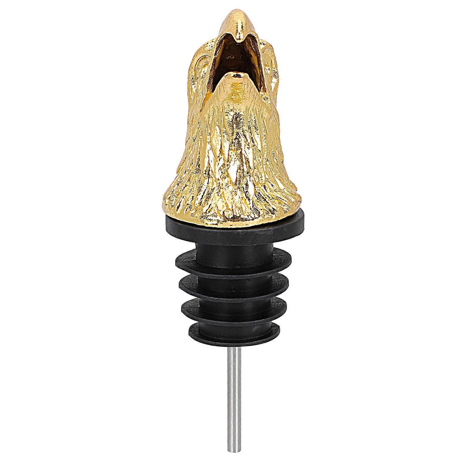 Eagle Head Zinc Alloy Pourer for Kitchen Golden