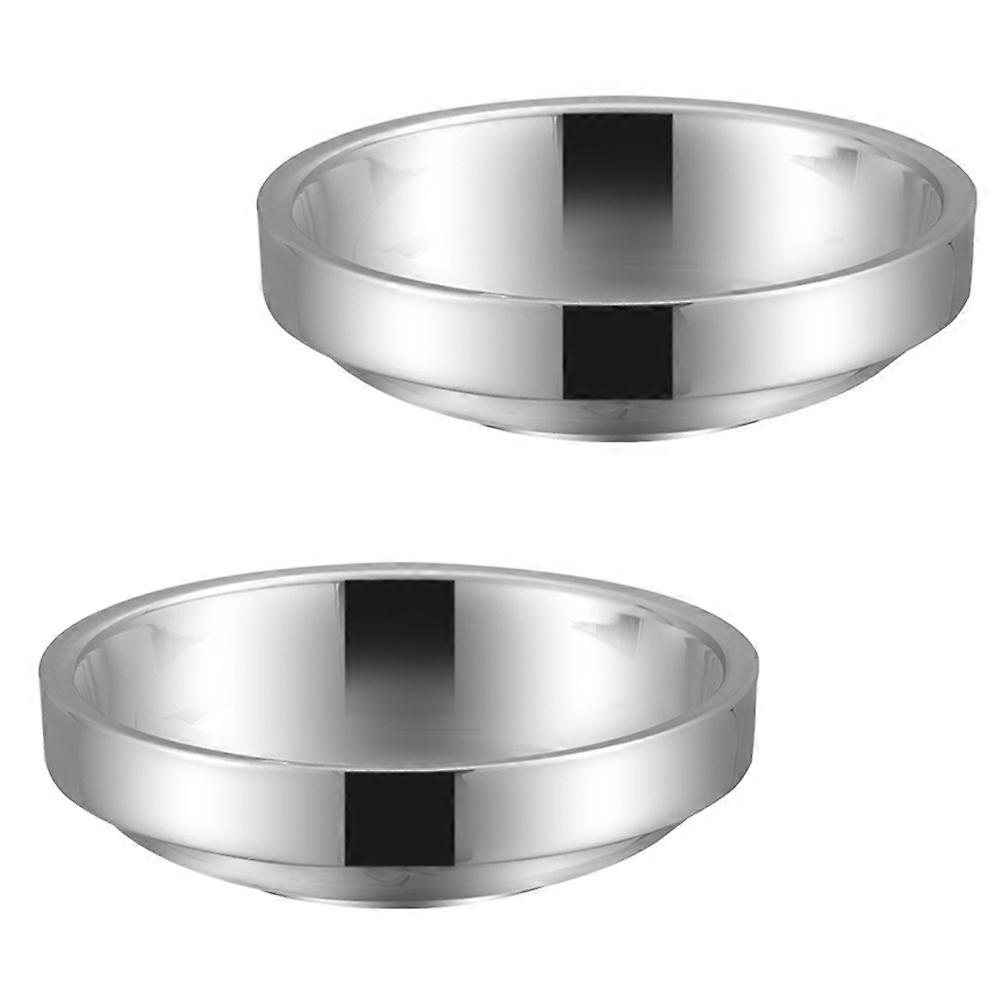 Kitchen Utensil Stainless Steel Condiment Container 2Pcs for Storage