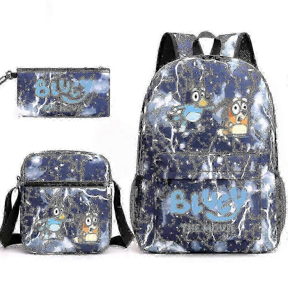 Bluey Three-piece Schoolbag Backpack 0619 25-26