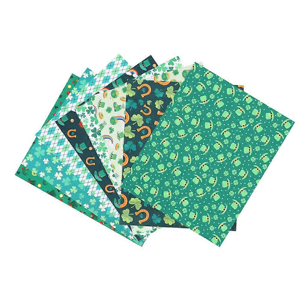 Quilting Cloth for Crafting 8Pcs Assorted Color Fabric Sheets