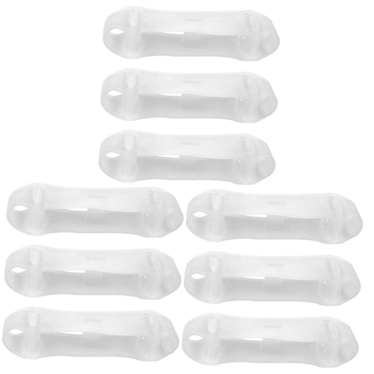 Toe Separators Gel Toe Corrector Compact Size for Bunion Relief Pedicure Friendly 9pcs