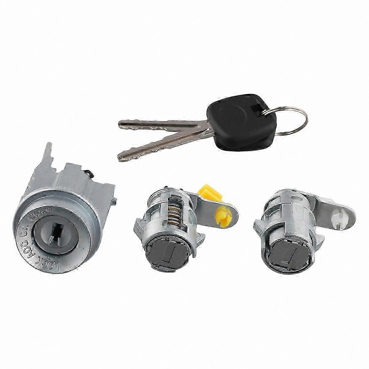 Ignition Lock Cylinder with Keys for Car Door/Gate, Compatible with 4Runner