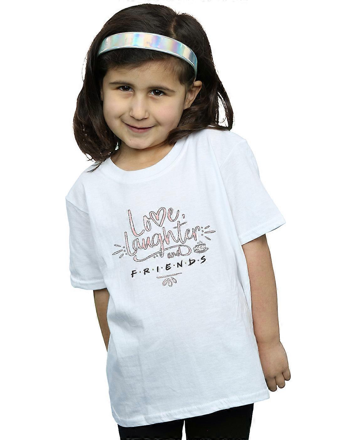 Amigos meninas amam t-shirt do riso