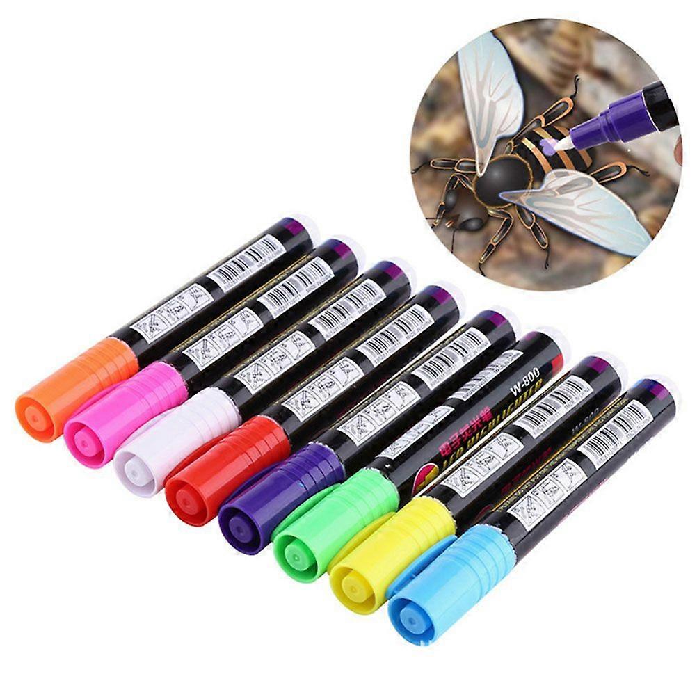 8PCS Queen Bee Marking Marker Pen Set for Beekeeping Bees Tools Random Style
