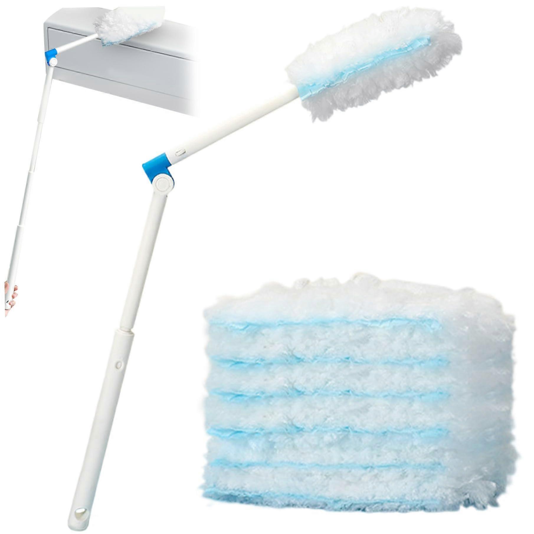 Electrostatic Duster with 6 Disposable Refills, Extendable 41.34in Handle for MultiSurface Cleaning