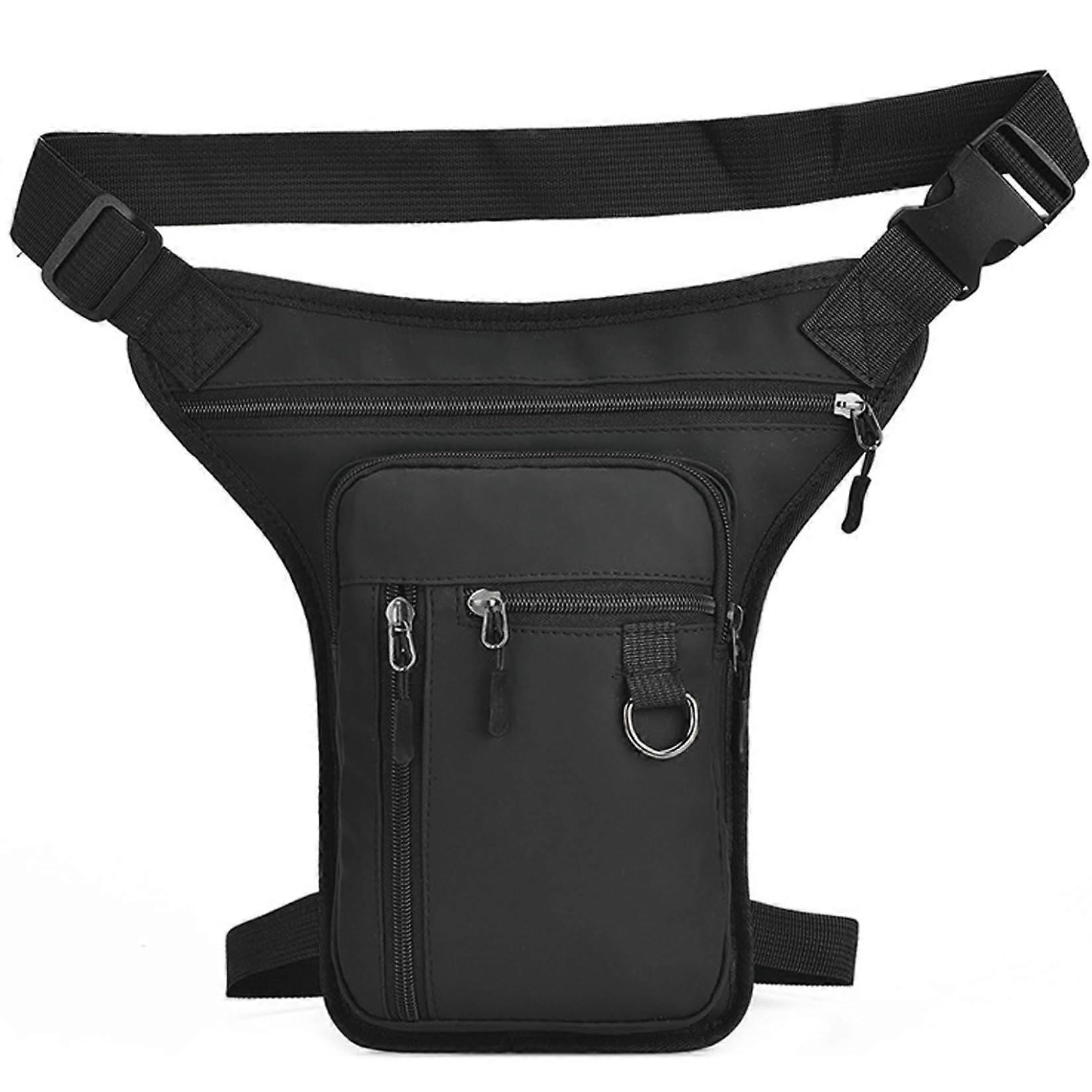 Motorcycle Leg Bag Waterproof Design with MultiPocket Storage Adjustable Strap for Outdoor Travel