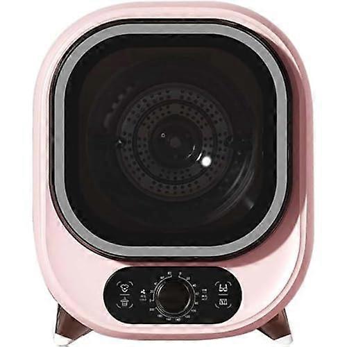 Sèche-linge portable à double température, mini sèche-linge compact pour petits espaces, rose