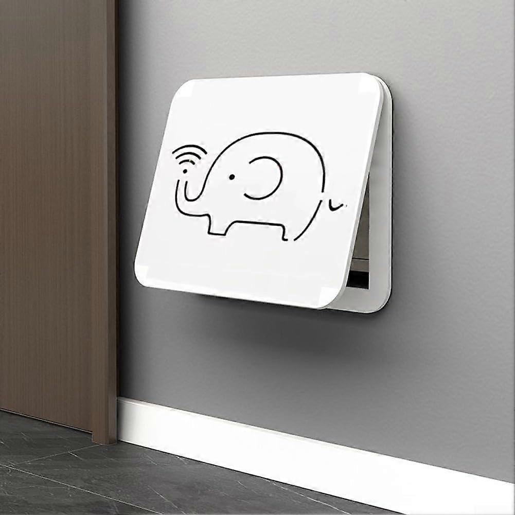 Ultra Thin Fuse Box Cover with Moisture Resistant Panels and Clamshell Flip Access