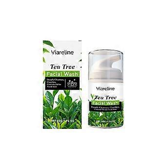 Tea Tree Clean Gesichtswaschgel, Tiefenreinigung der Poren, Mitesserentfernung, Erfrischung der Haut, 50 g