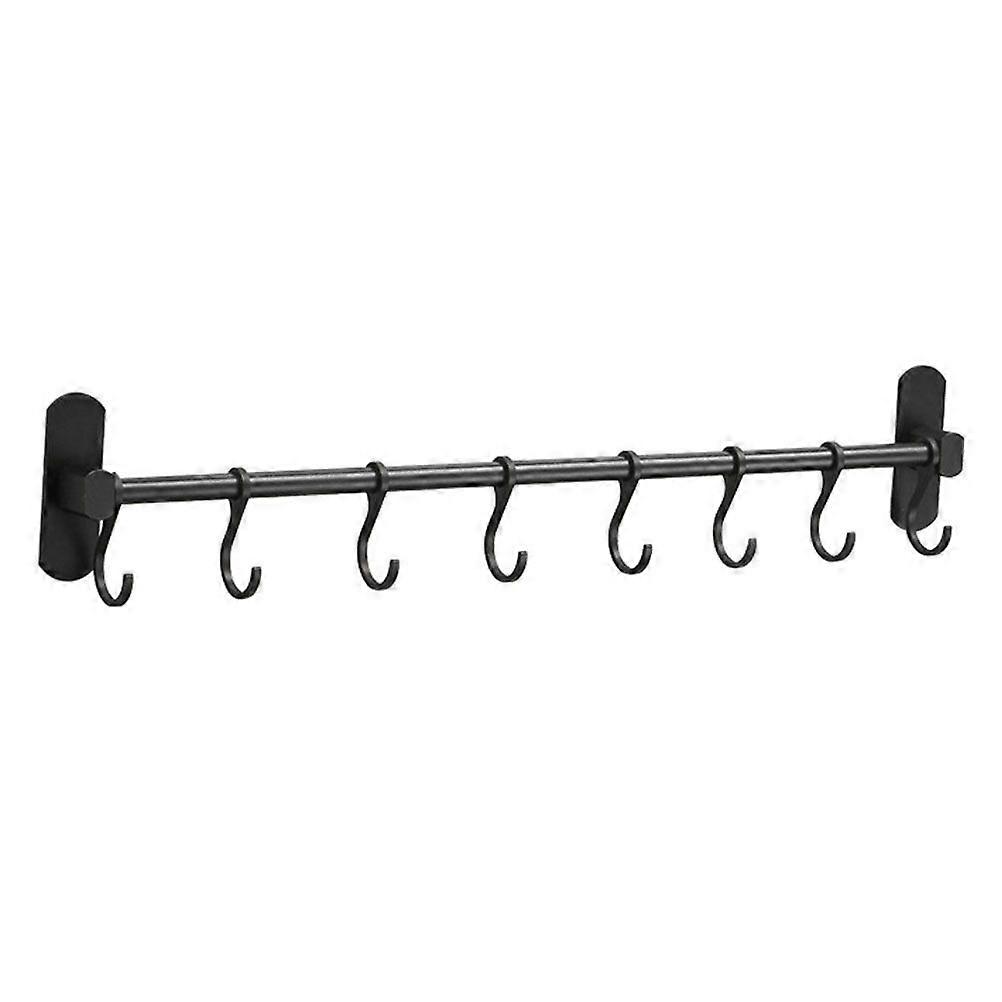 1Pc Punching-free Storage Hook Kitchen Movable Hook Wall-mounted Row Hook