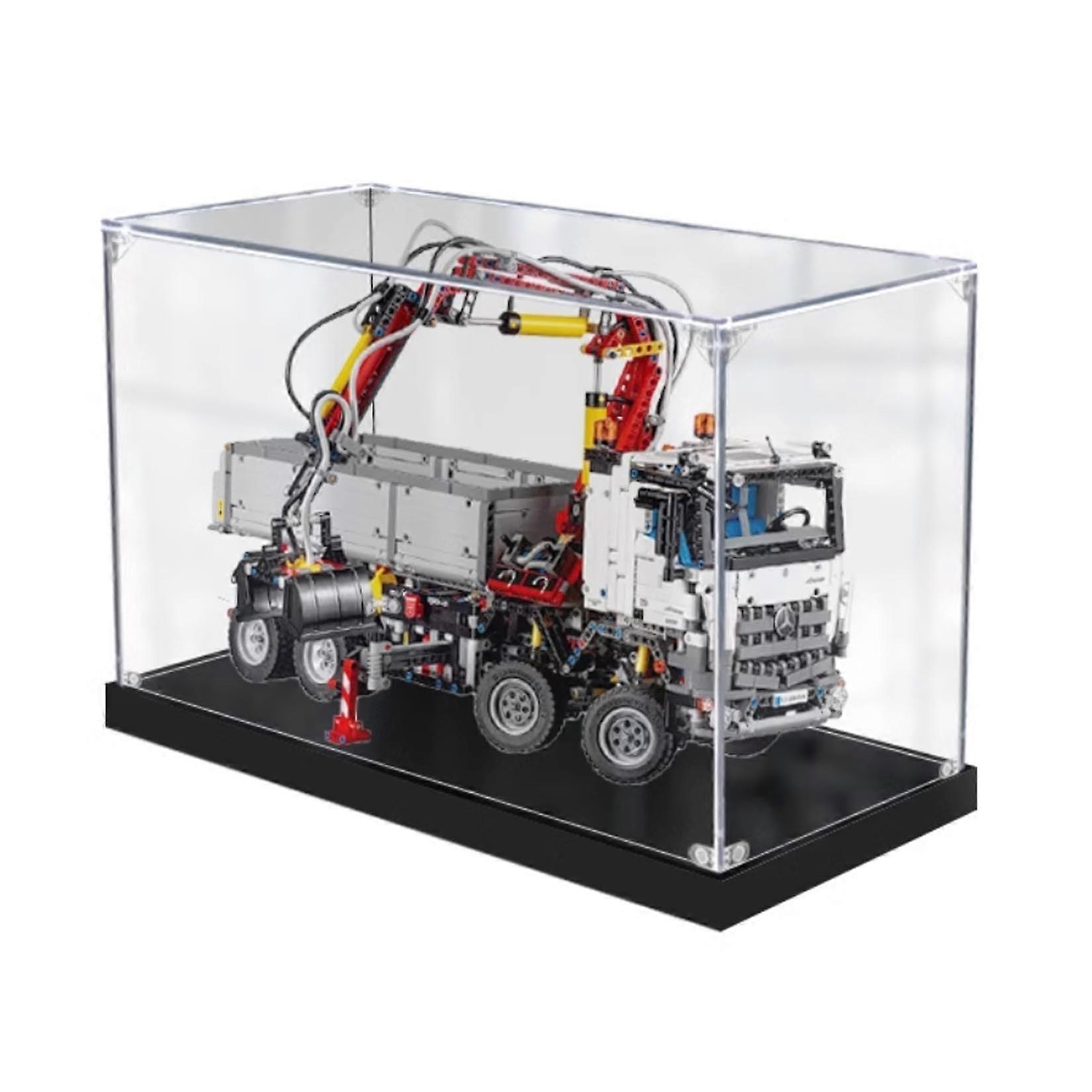 Acrylic Display Case for  42043 Dump Truck, Dustproof Showcase with Clear Viewing, 2mm