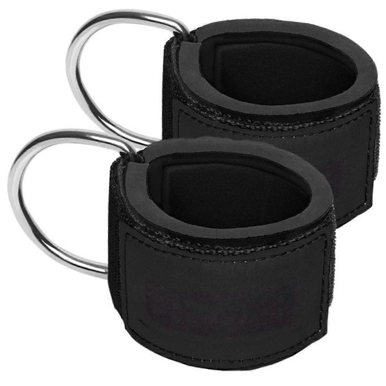 2Pcs Adjustable Padded Ankle Straps for Cable Machines and Gym Workouts Leg Shaping Support