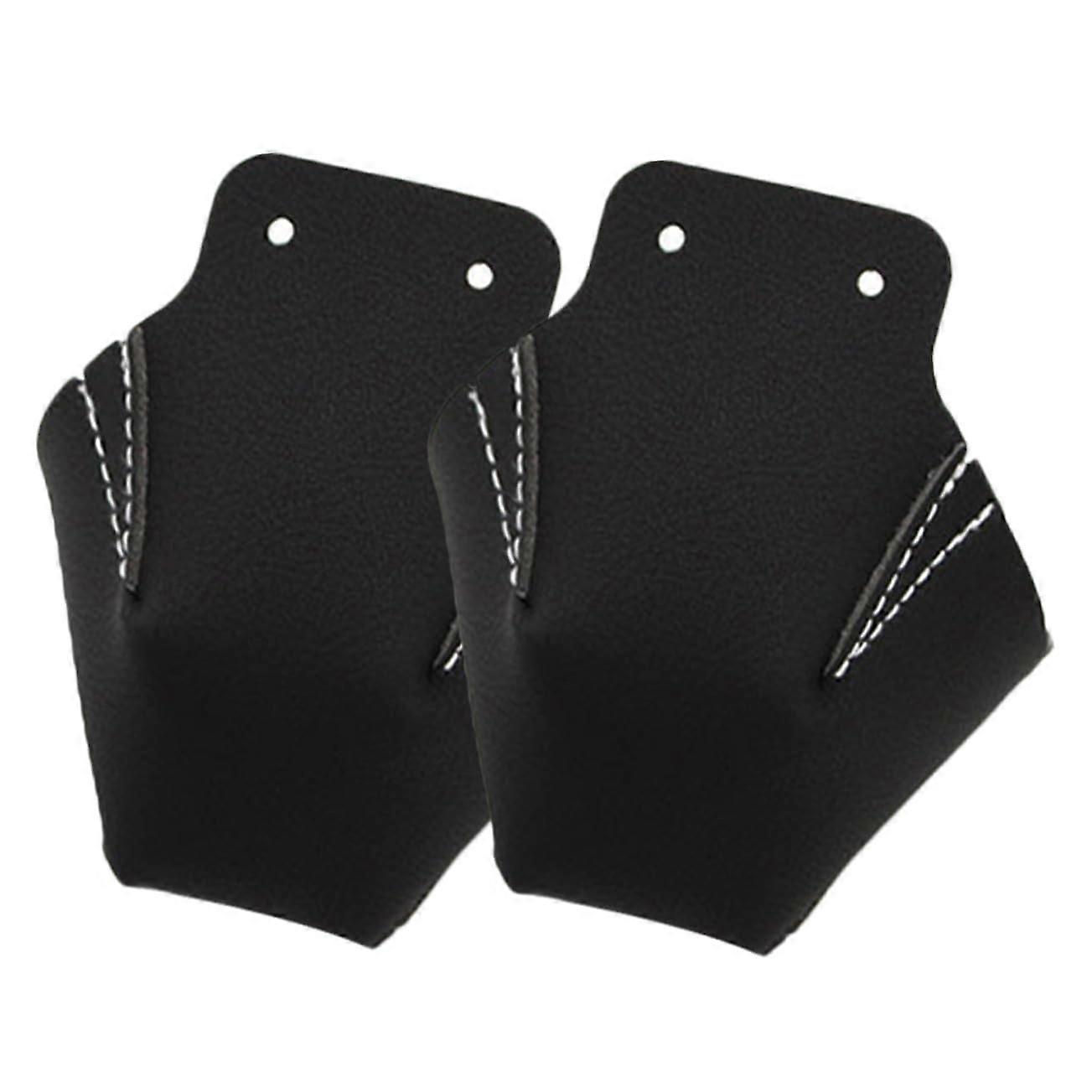2Pcs Leather Roller Skate Toe Guards Replaceable Protective Caps Easy to Clean for Extended Lifespan