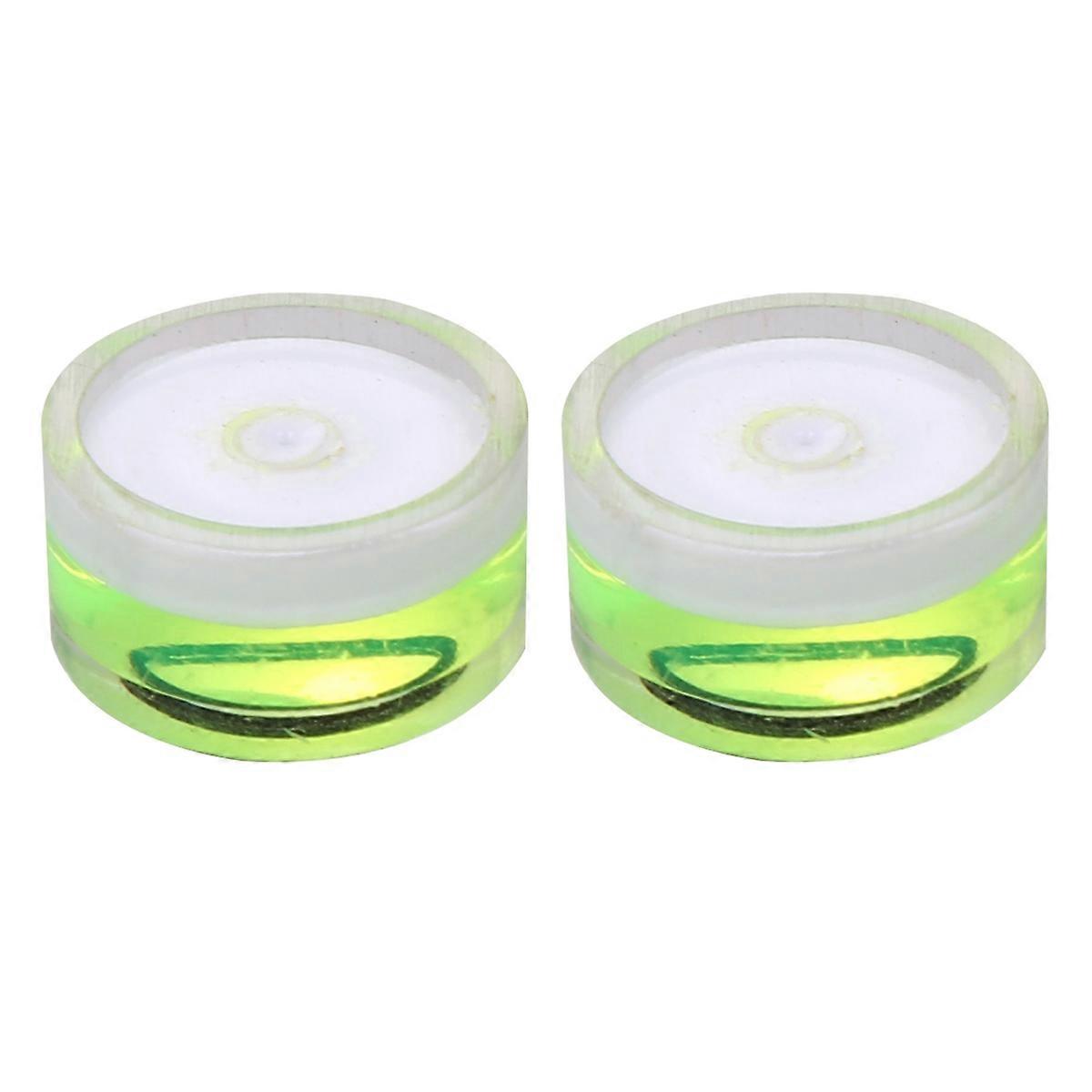 Universal Level Bubble Level for Measuring Use 16Pcs Green Plastic