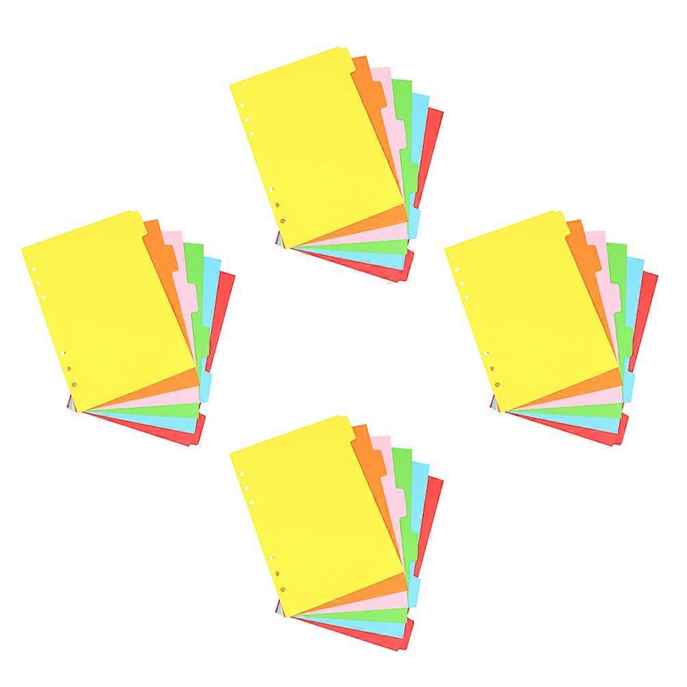 Colored Page Markers Binder Dividers for School Use 24Pcs Multi Colors