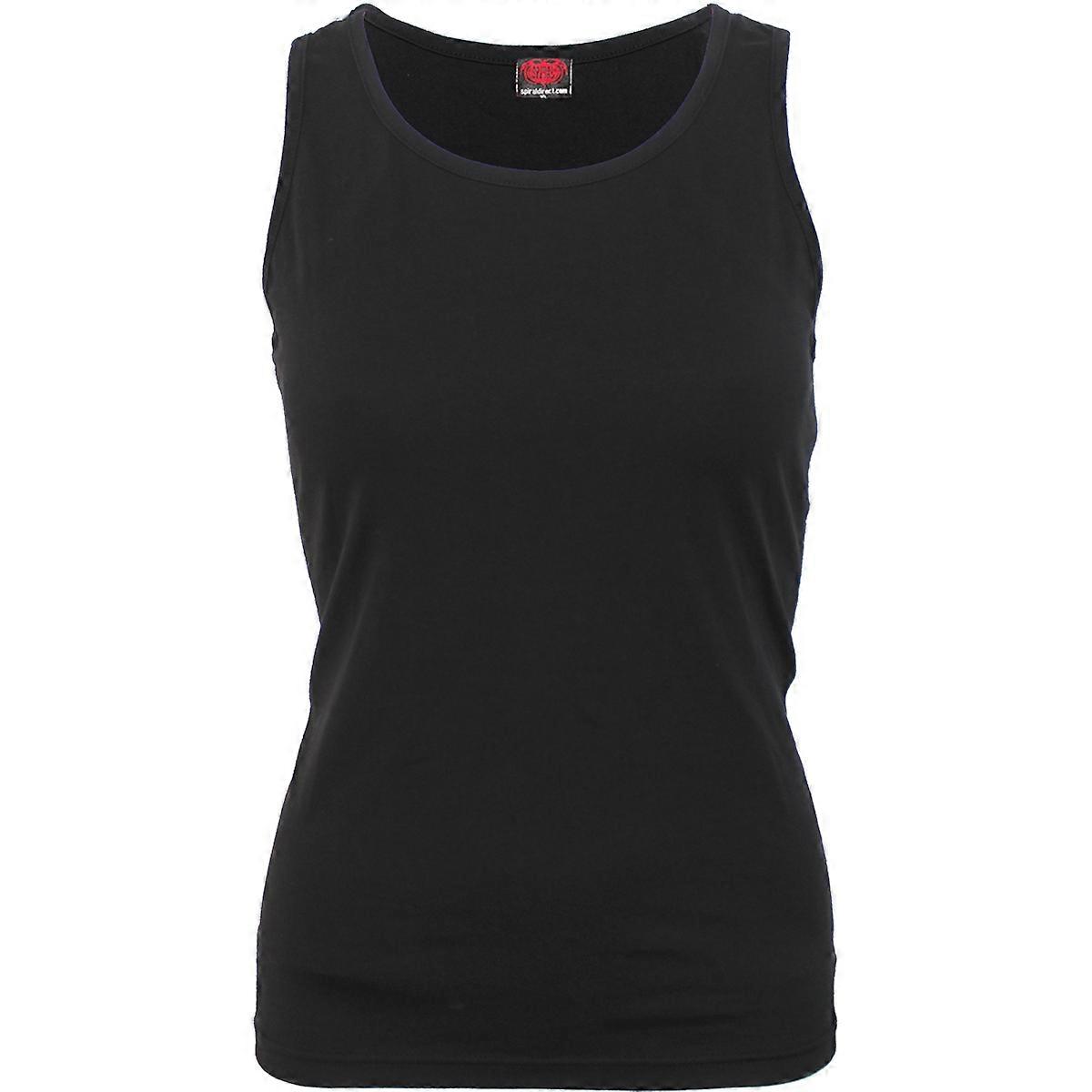 Spiral - Razor Back Top Black