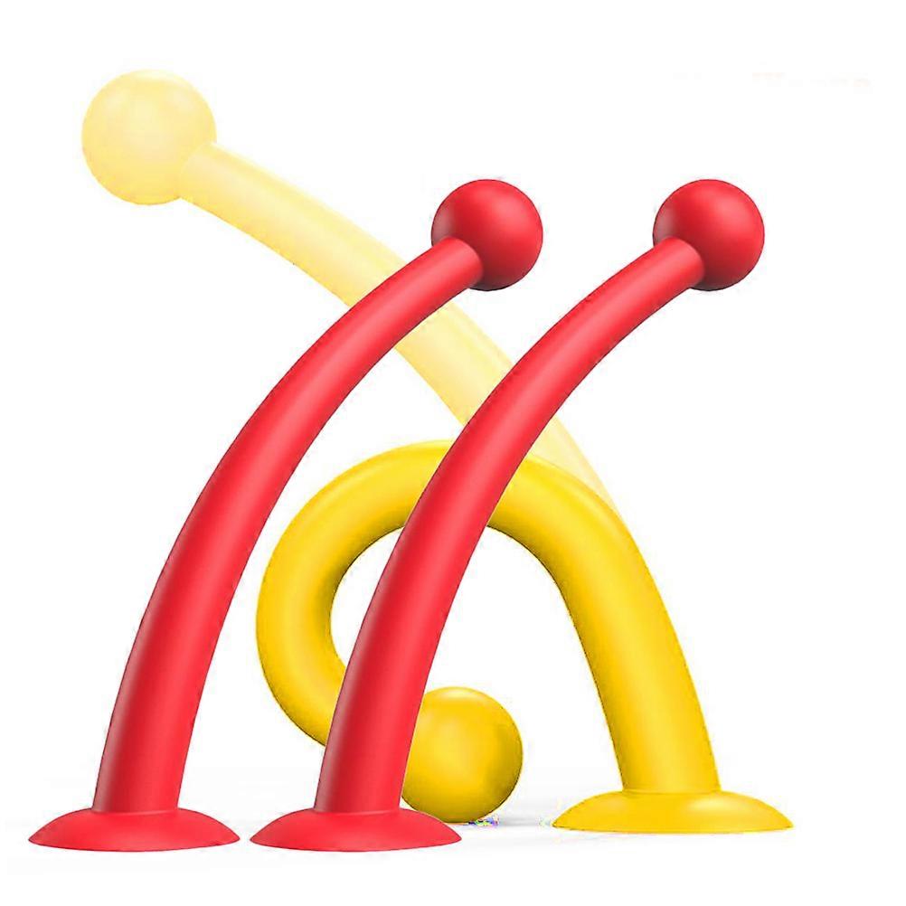 Red Silicone Tentacles for Decoration 1Pair Suction Cup Tentacles