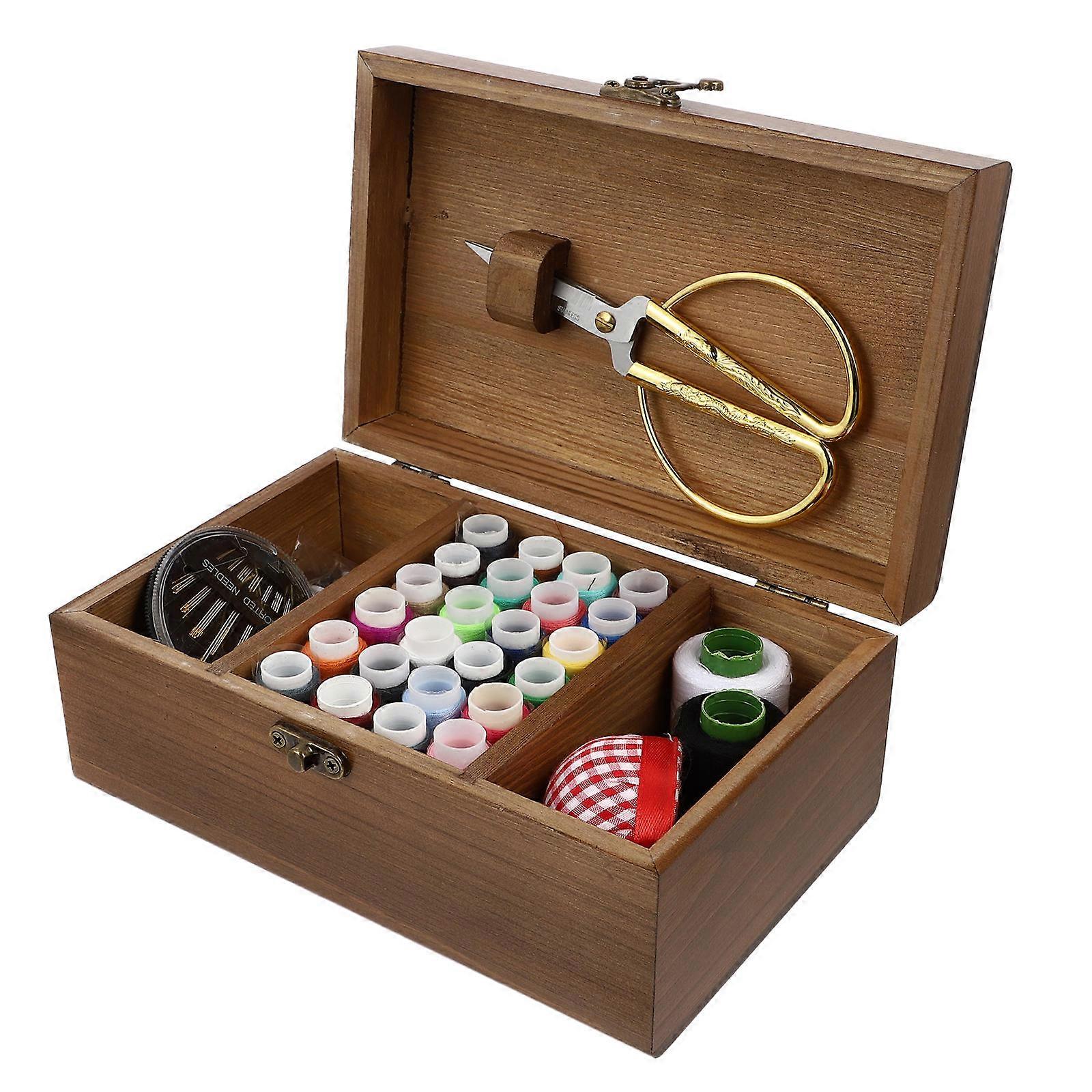 Needle Thread Pack Sewing Tools Set for Sewing 1Set Brown