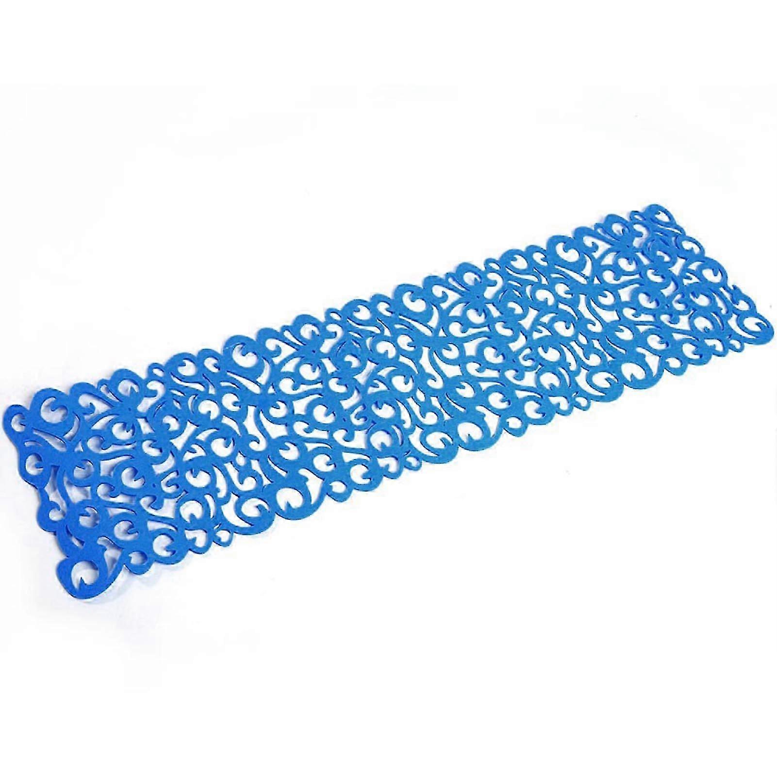 Rectangle Shape Felt Tablecloth Runner Placemats Table Mats Household Decorations(Light Blue)