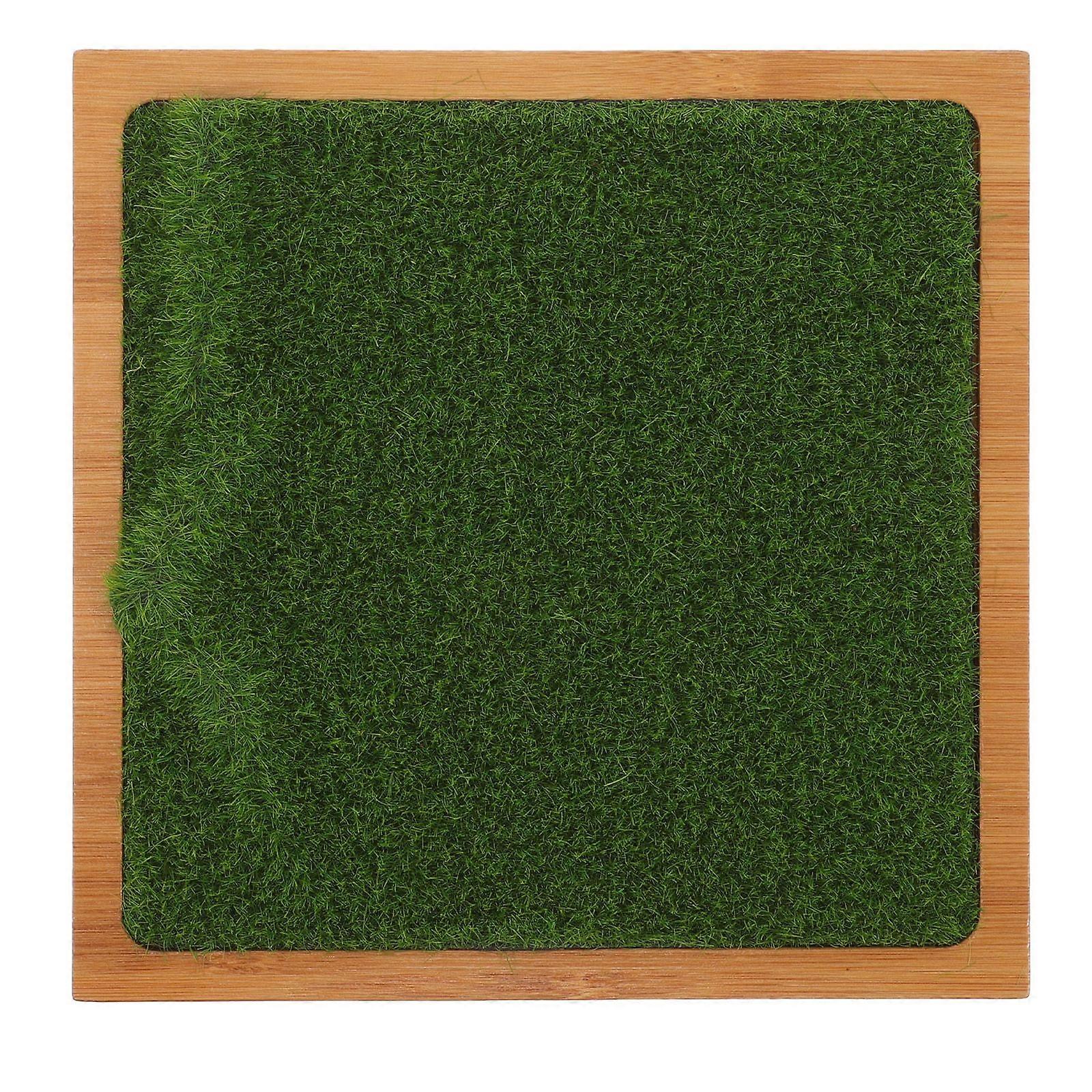 Artificial Grass Figures Riser Display Stand Display Riser Perfume Organizer Model Display Stand