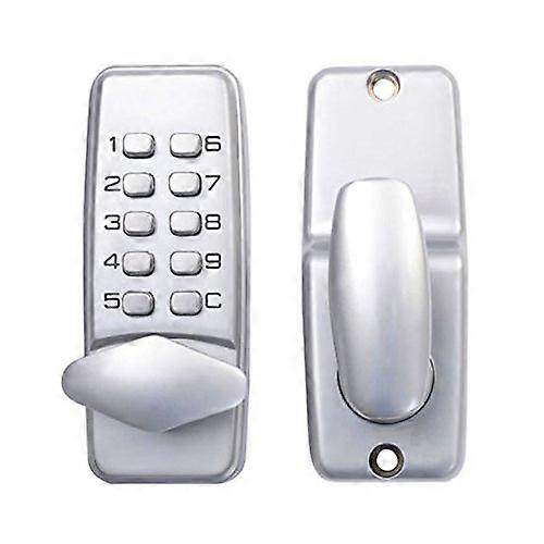 Digital Keypad Door Lock with Keyless Code Entry and Emergency Key Access, Mechanical Code Lock