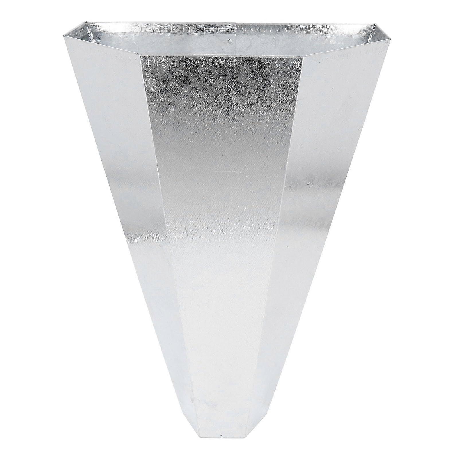 Medium Size Galvanized Steel Poultry Restraining Cone for Humane Chicken and Turkey Processing