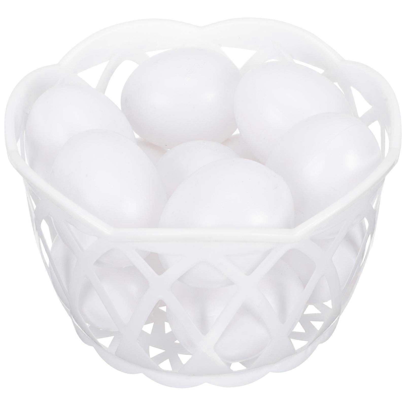 Plastic Eggs Artificial Plastic Eggs for Easter Decoration 3Sets