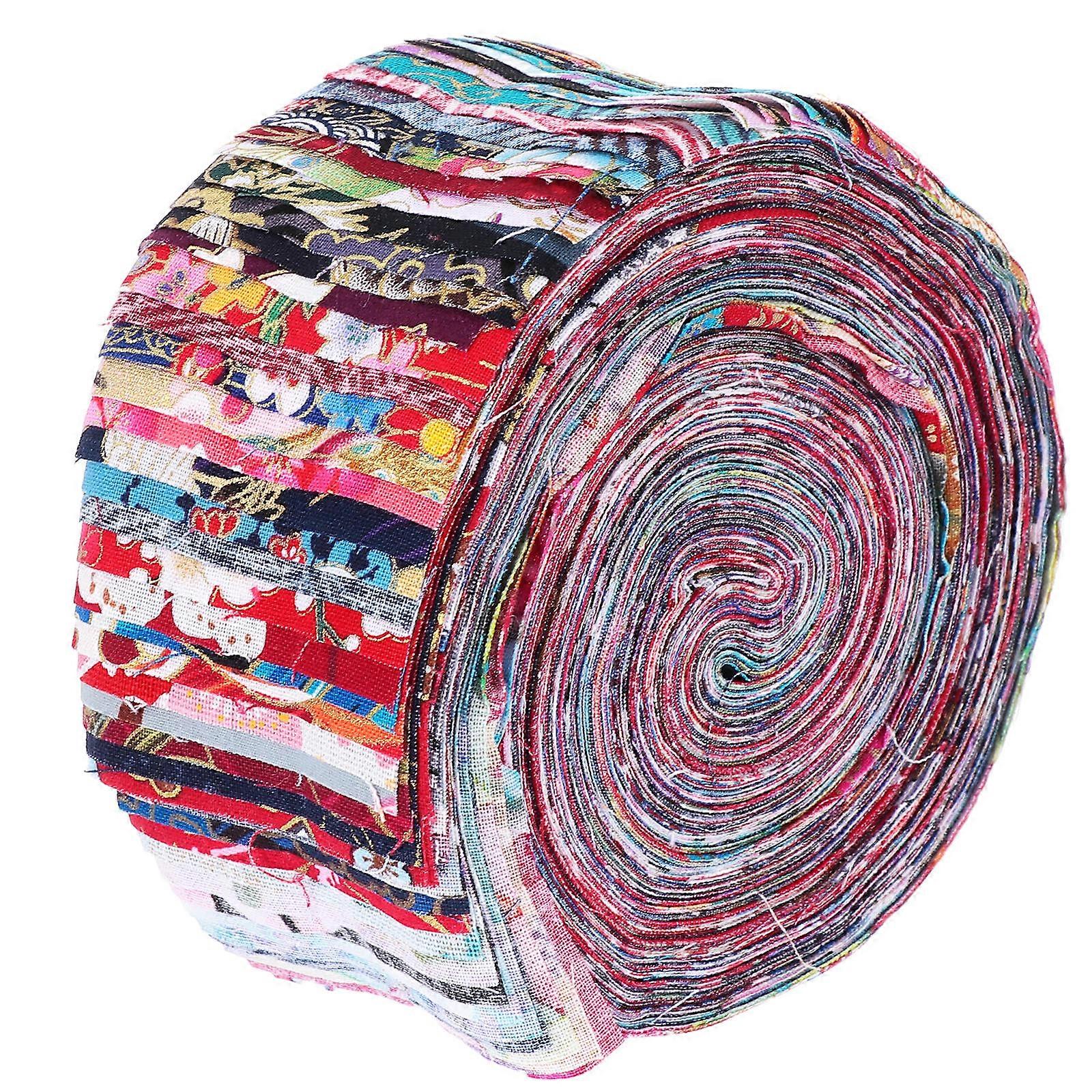 Fabric Strip Printed Cotton Cloth for Sewing Patchwork 72Pcs Bundle