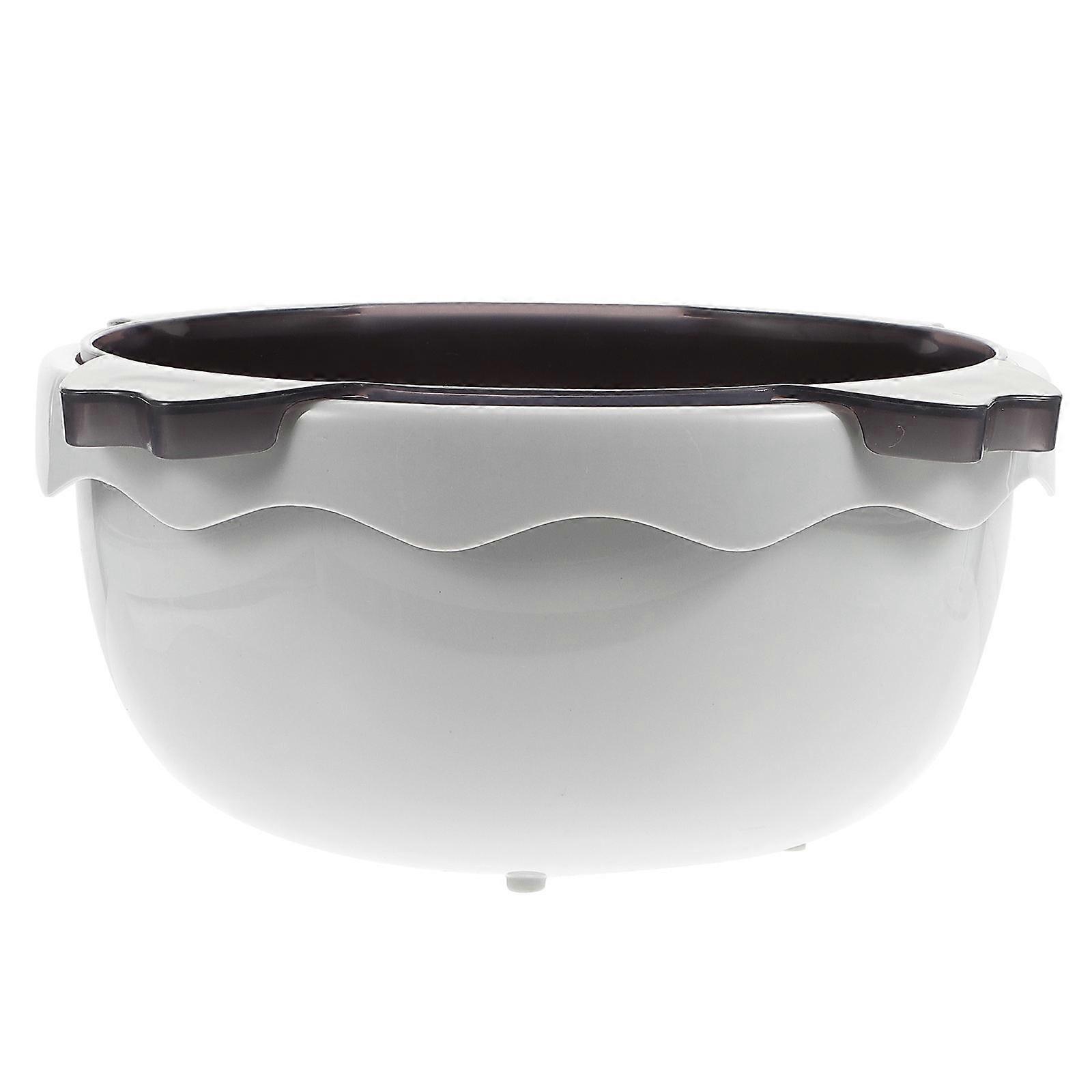 Storage Strainer Double-Layer Basket for Kitchen Use 1Pcs Vegetable Draining