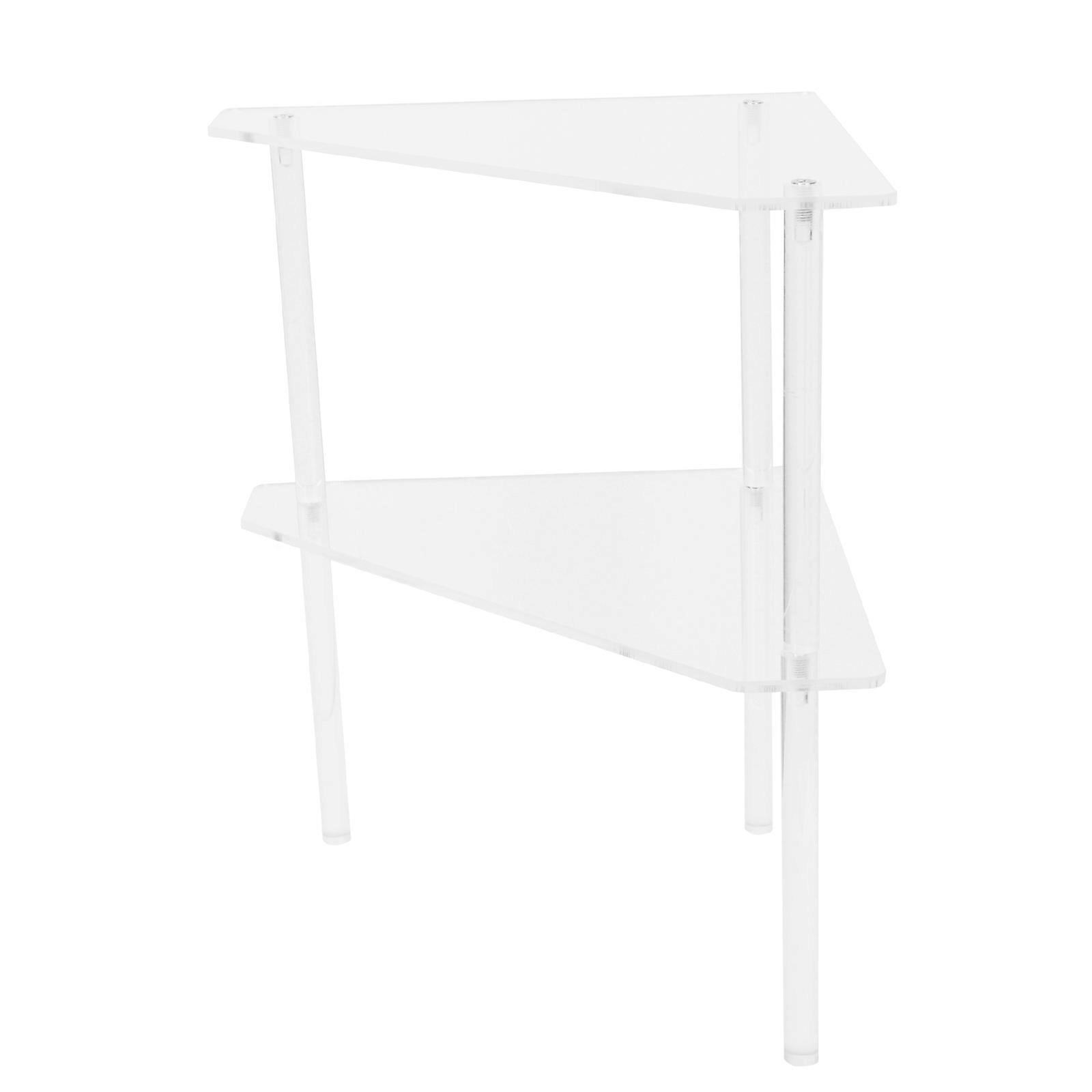 Transparent Bathroom Storage Rack Acrylic Organizer 1Set