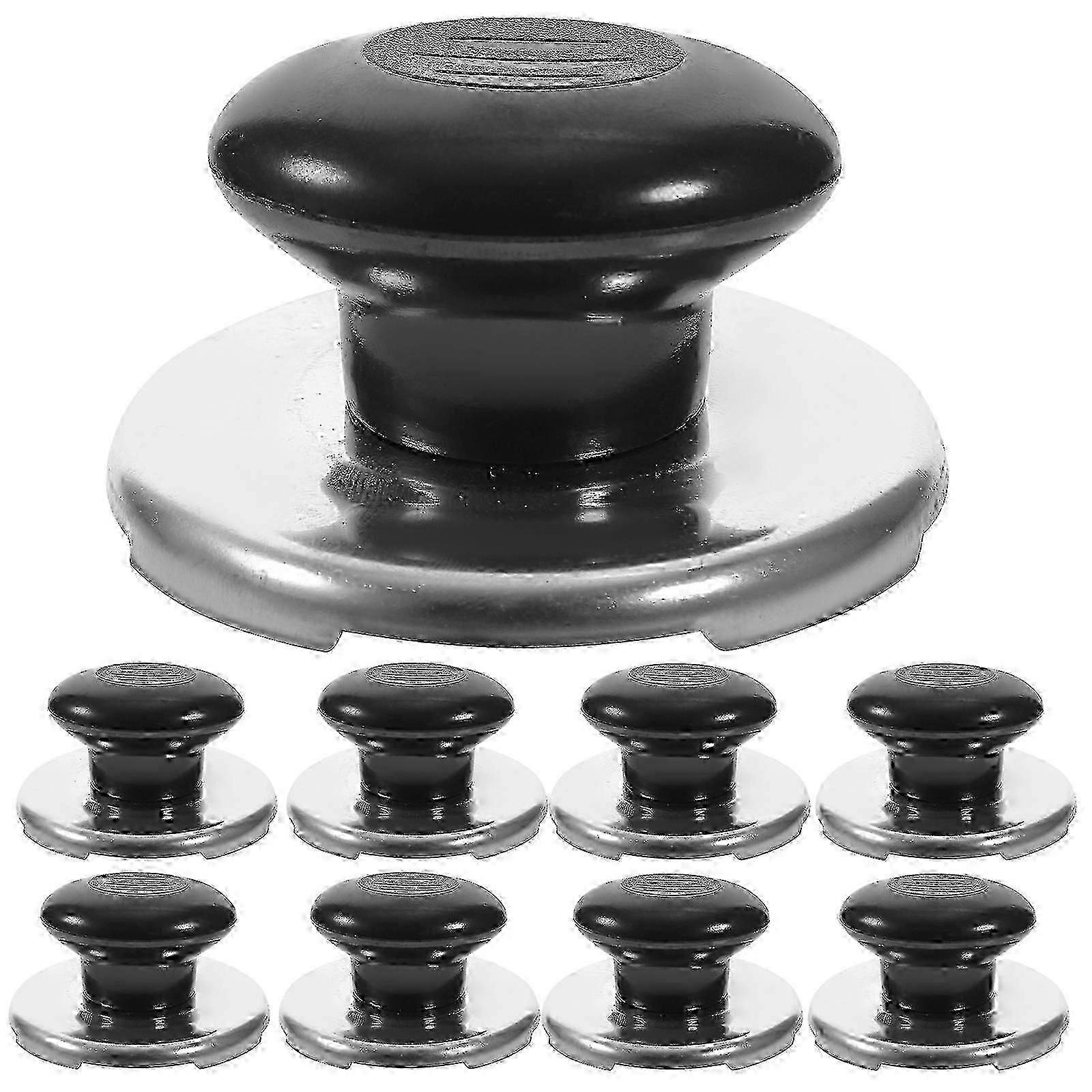 10 Replacement Knobs for Teapot Flute Lid Handles, Fits Kitchen Accessories 4.2x3.1 cm