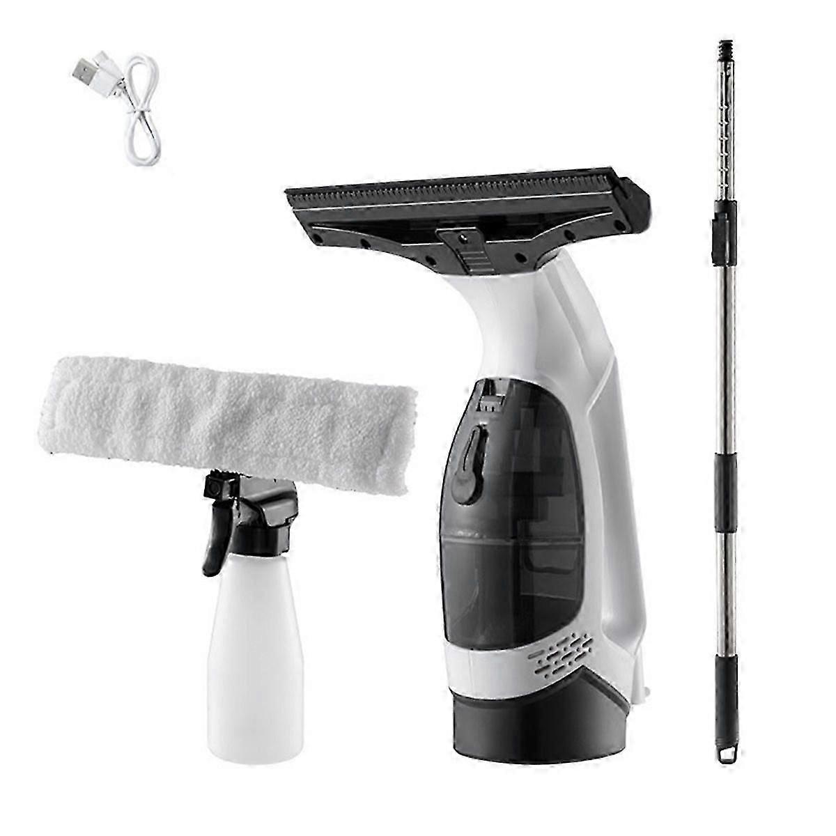 Cordless Window Vacuum Cleaner Squeegee Tool Set EU Plug