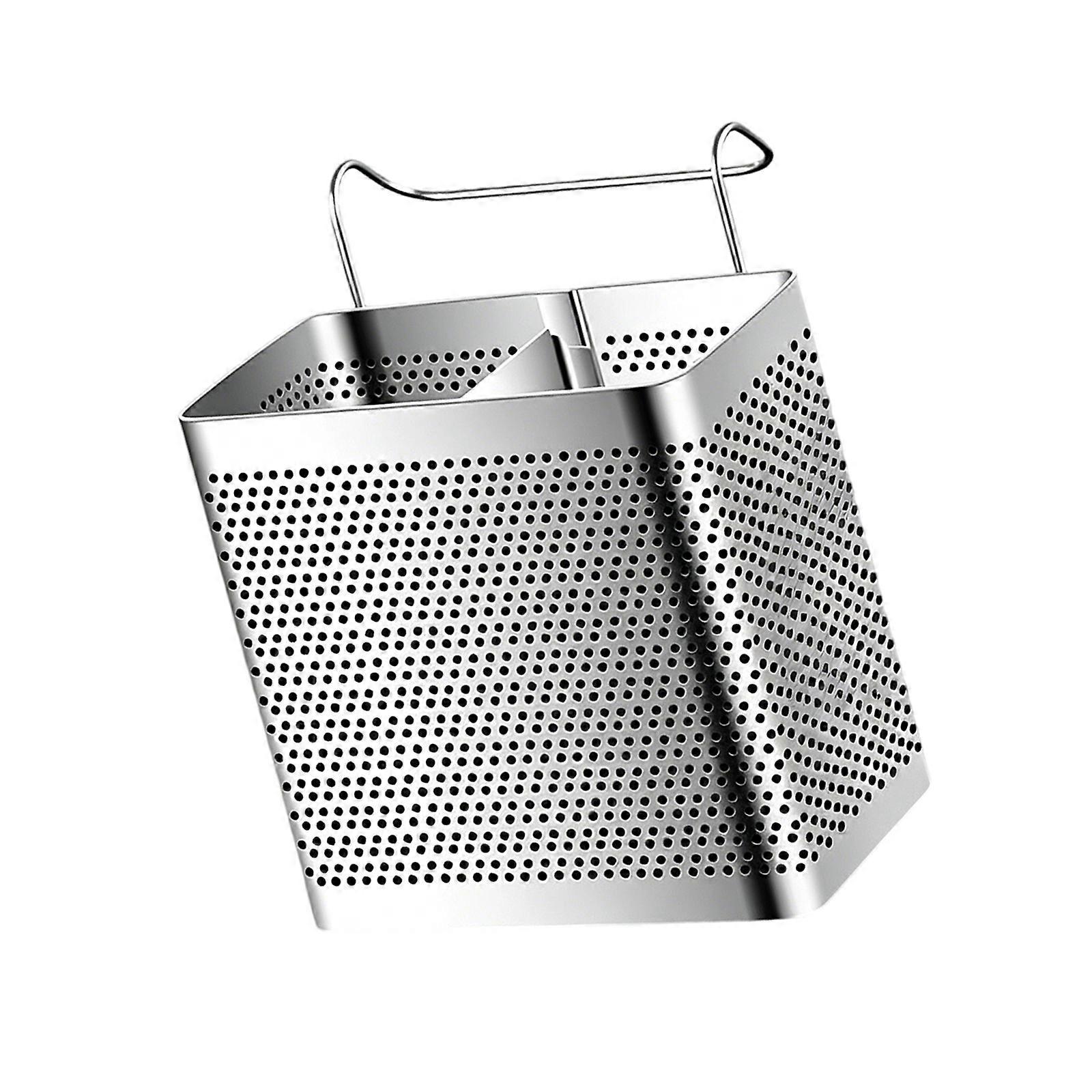 Hygienic Kitchenwares Storage Solution Featuring Dry Wet Separation Structure  White