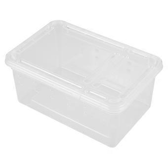 Cas de reptile réutilisable Boîte d’élevage de serpent de reptile Récipient d’alimentation pour animaux