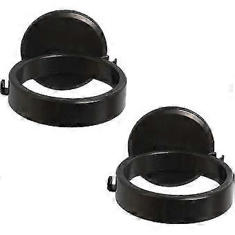 2Pcs Wall Mounted Hair Dryer Holders with Suction Cup for Bathroom Storage & Hair Tools