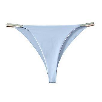 TERMEZY Women's Sexy Sports Thong Double-layer Thin Strap Erotic T-back Underpants Alluring Comfort  Breathable Bikini