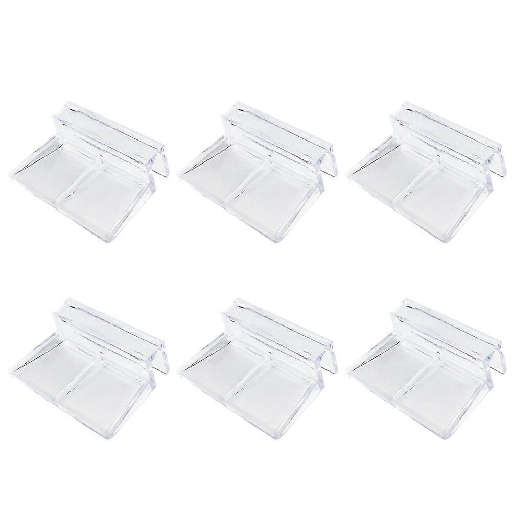 Supports en acrylique transparent pour couvercles de bacs à poissons, lot de 12, pour maintenir les couvercles en place.