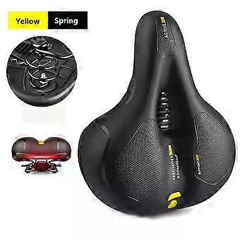 Reflective Shock Absorbing Hollow Bike Saddle MTB Bicycle Seat Breathable Rainproof Cycling Road Mountain Cyxling Accessory