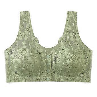 Front Button Bras for Women Wireless Underwire Bra Closure Shaping Bras,100% New