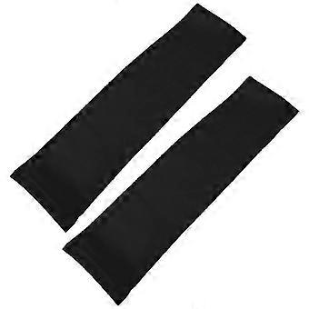 Elastic Calf Sleeves, Polyester, Lightweight, Breathable, Anti-Skid, Black, Medium
