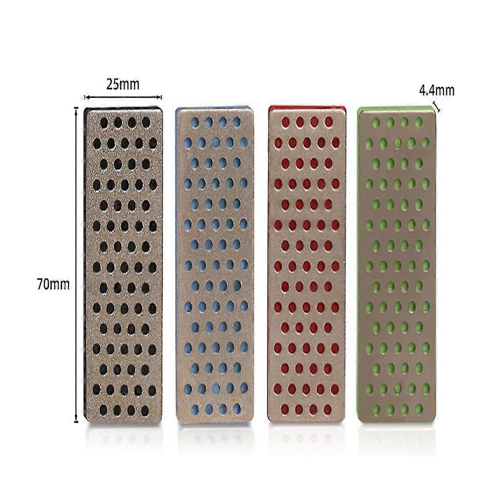 Diamond File Edge Sharpener 70 x 25 Sett med 4